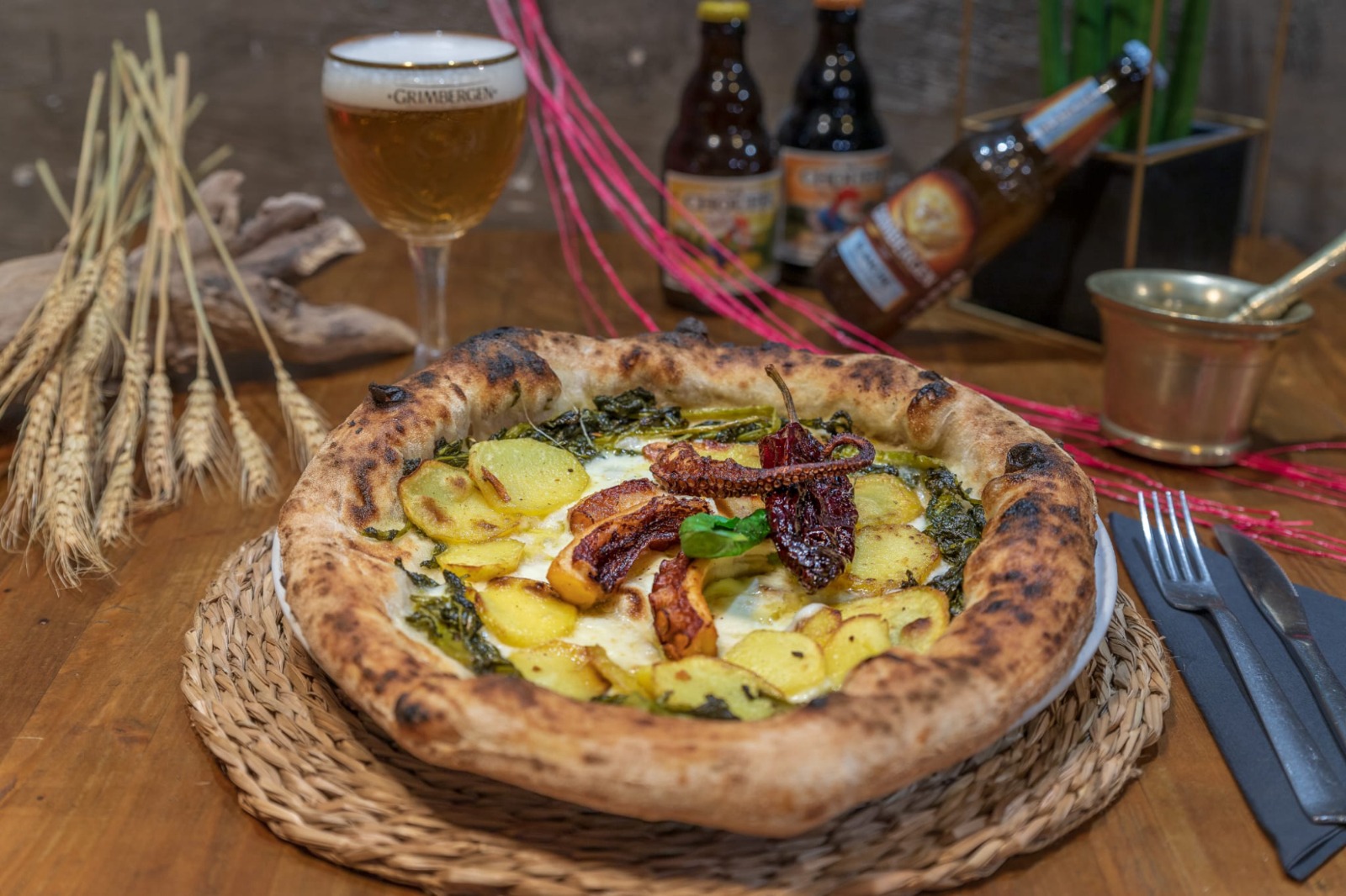 Pizza BAK Experience con polpo e patate